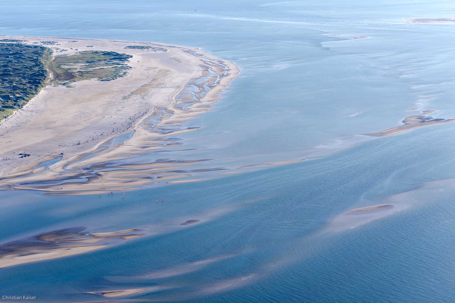 Luftbild Wattenmeer in Schleswig Holstein