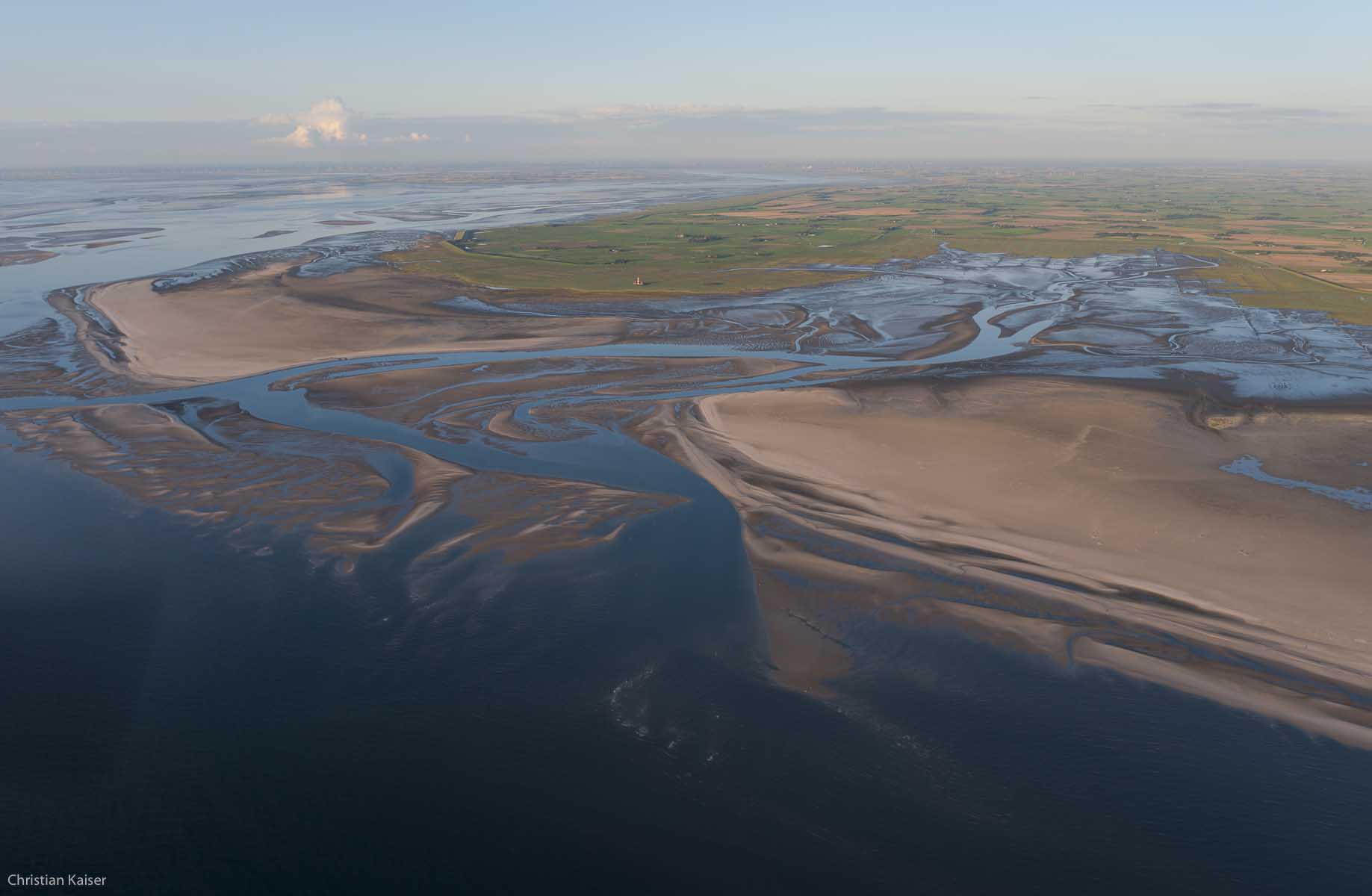 Luftbild Wattenmeer in Schleswig Holstein