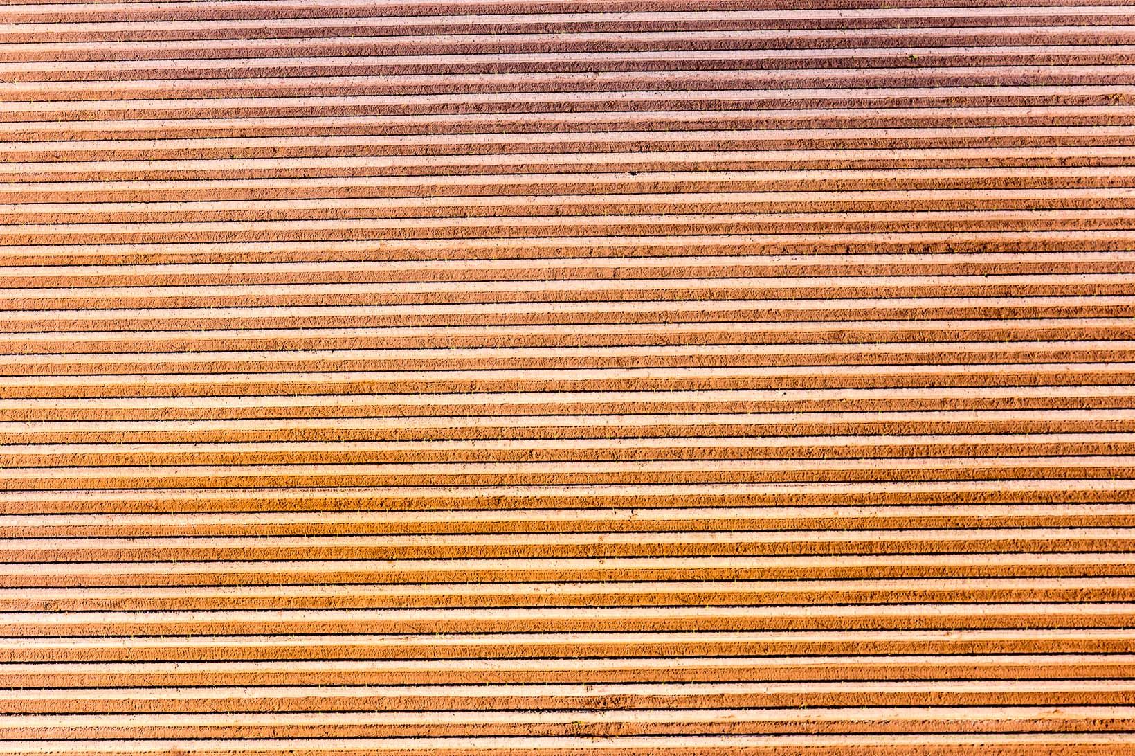 Luftbild von Endmoraenen auf dem Geestruecken