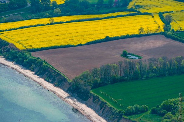 Dead ice hole near Baltic Sea