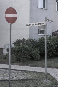 Street of the powerplant worker´s